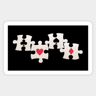 Card Puzzle Quartet Sticker